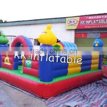 high quality funny bird inflatable castle for children, inflatable fun city for family party