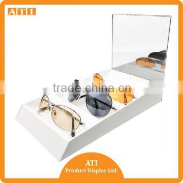 Hot sale factory wholesale custom clear acrylic eyeglass tree display with mirror