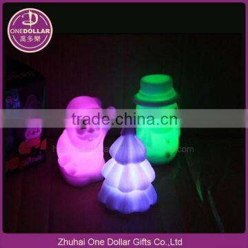 Color Changing LED Santa Claus Christmas Mood Lamp Night Light