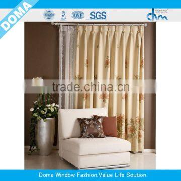 5 year warranty Luxury design fashion jacquard curtain fabric for home textile/any colour is available