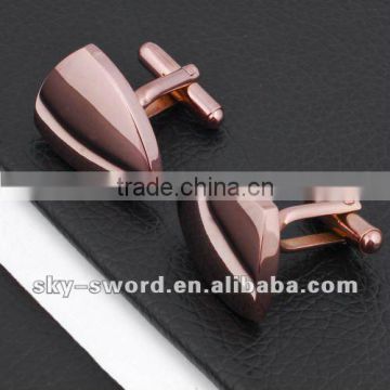 Pink Lovely Stainless steel cufflinks Hot sale SC10020