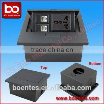 Smart Tabletop Power Socket for Universal Power Pop Up Outlet and Modular Design With RJ45/VGA/HDMI photo-3