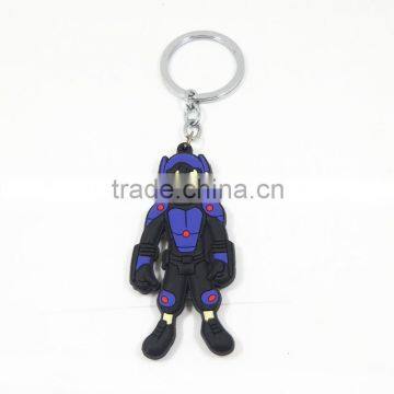 Yiwu Manre pvc keychain manufacturer custom 2d keychain silicone/ rubber key ring