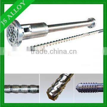 38CrMoAlA Single screw extruder pvc pp pe foam wpc extruder barrel and screw