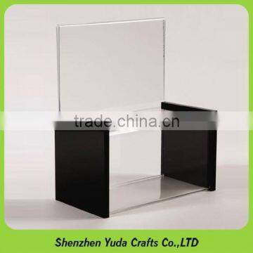 Customized Hot Sale Clear Acrylic Donation Box With Locks Cheap High Quality photo-4