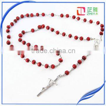 catholic religious souvenir gift wood rosary