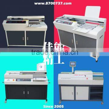 Hot melt glue book binder with roughener unitJN-40E