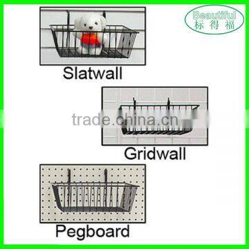 Universal Medium Basket-Slatwall/Gridwall/Pegboard Basket