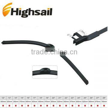natural rubber soft flat wiper blade