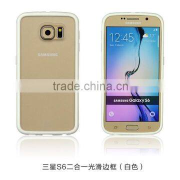 Hard plastic 2 in 1 cases cover for Samsung galaxy S6