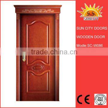 Surface engraving entrance wooden door SC-W086