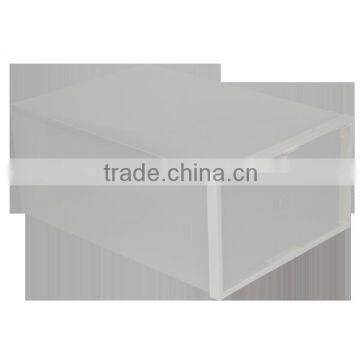 2016 Hot Selling Plastic Stransparent Shoe Box ,shoe Storage Box in PP ,PP Storage Shoe Organizer photo-4