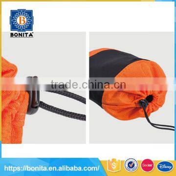 Factory directly orange colorful light wholesale drawstring bags with excellent quality
