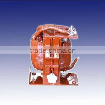 Electric motor car heavy current switching regulator charger-duty transformer