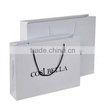 Printing Butique Paper Bag,Black Logo Printing Paper Bag,Butique Shopping Paper Bag