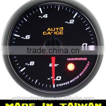 52mm automotive vacuum gauge/simple function with warning/include pressure sensor