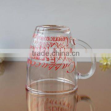 Supermarket Type Glass Coffee Mug