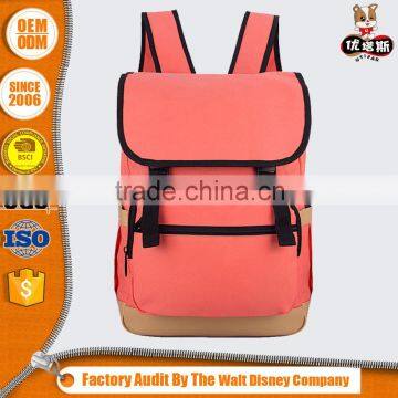 New Stylish Backpack Vintage Blue Canvas Backpack School Backpack photo-3