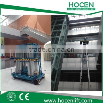 For Aerial Install Working Table Electric Hydraulic Mobile Aluminum Alloy Maintenance Lifting Platform Sale