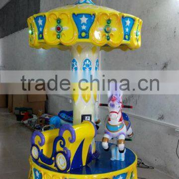 LSJQ-084 Attractive Kids Carousel for Sale Used Amusement Games Mini Fairground Ride Small Carousel for Sale photo-3