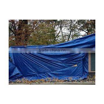 33 'x46' BLUE Polyethyle ROOFING CONTRACTORS HURRICANE TARPS FOR Temporary Roofing Tarps photo-4