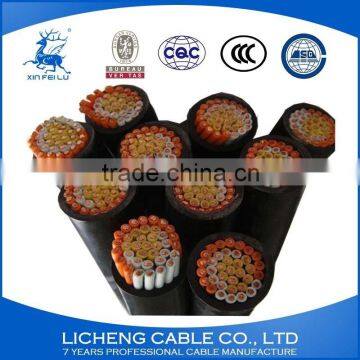 mechanical control cables kvv 4*0.75 copper cable pvc insulated and sheatehde control cable