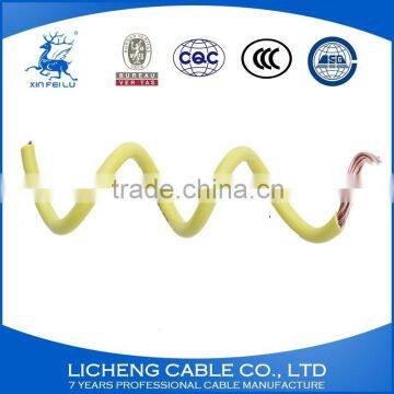 Hot Sale PVC Insulated Flexible Copper Wire Cable Yellow Wire1.5mm2 photo-2