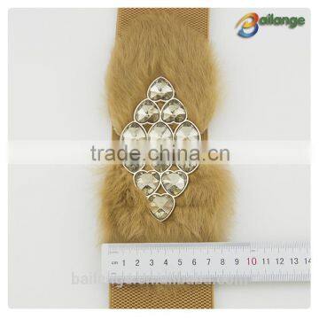 2015 Elastic Leather New Fancy Wide Fashion Women Belt photo-6