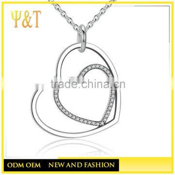 necklace fashion jewerly 2015 washer diamond jewelry necklaces for women (AN-036)