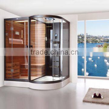 Enjoyable Wet Steam Room Combined With Sauna Room