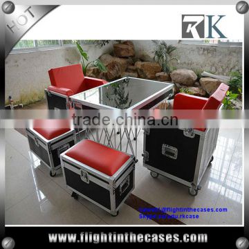 High Quality Portable Flight Case Sofa for Events and Trade Show