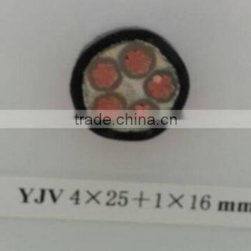 underground installation medium voltage cable armoured cable 4core with earthing cable