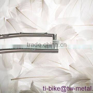 26" bicycle front mountain fork, custom mtb bicycle front fork, Ti front fork for mountain bike with post mouth