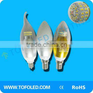 4w/5w/6w e14 led candle bulb