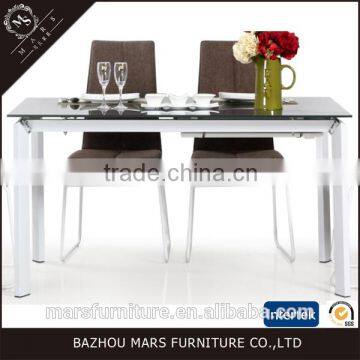 dining folding glass table extendable glass table