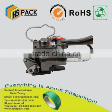 NEW products pneumatic Strapping Tool HS-19S PET PP strap welding tool for raw cotton banding