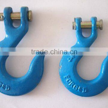 Galvanized or Colorful Forged Clevis Slip Hook With Latch photo-2