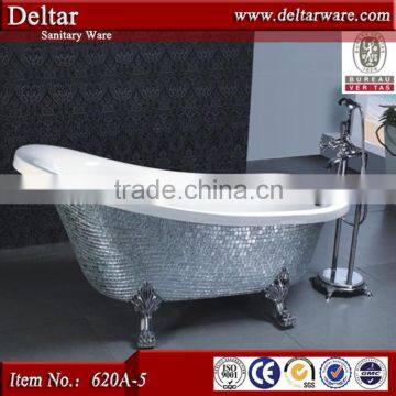 with sliver claw cheap hot tub, oval freestanding bathtub, acrylic bath tubs & sliver bathtub faucet