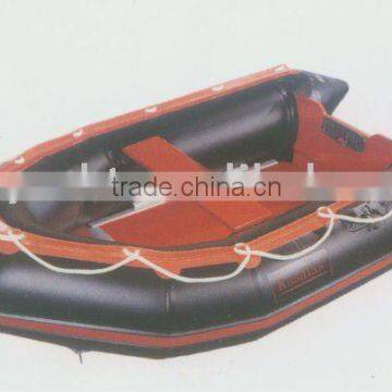 sightseeing inflatable plywood floor boat LY-280