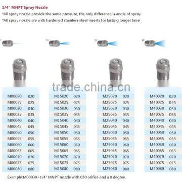 High Pressure Stainless Steel 1/4" MNPT Nozzle photo-2