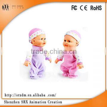 High Quality Fashion FDA simulation doll baby toys , baby toys custom made Vinyl baby dolls factory