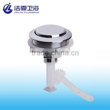 single push button for toilet tank