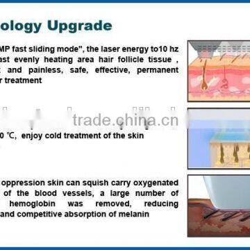 3000W 2016 Professional 808 Diode Laser Machine/diode Laser Hair Removal Equipment/808nm Laser Back / Whisker