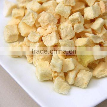 2015 OU CERTIFICATED DRIED FRUIT OF CHINESE FD FRUIT FREEZE DRIED APPLE DICE DRY FOOD