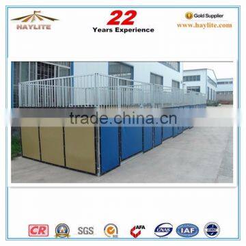 HDPE hot dip galvanized steel horse stable panels