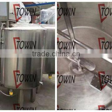 Best price stainless steel used syrup mixing/heating tank with agitator for sale