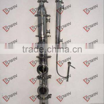 Popular 50lt/100lt Modular Home Alcohol Distiller/vodka Distillery Equipment With Copper Bubble Plate for Sale photo-3