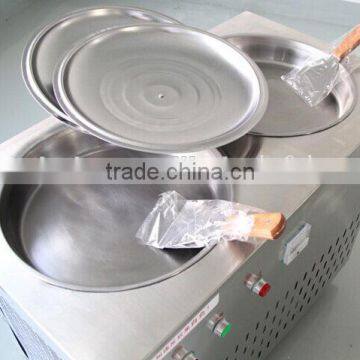High Quality Commercial Double Pan Fry Ice Cream Machine/ice Cream Roll Machine photo-3