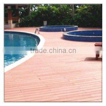 pe wood plastic composite decking