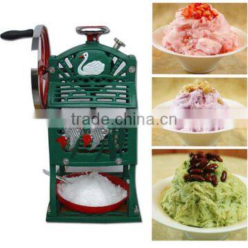 hand operated manual snow ice shaver machine